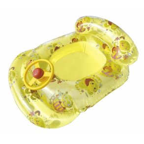 Oppusteligt Skib Creaciones Llopis 80 cm Gul