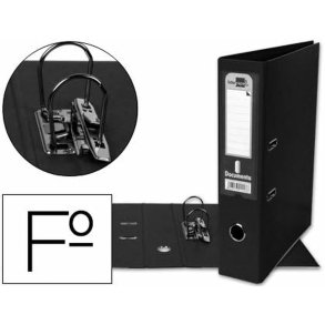 Ringbind Liderpapel AZ32 Sort A4