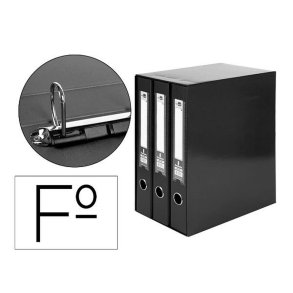 Ringbind Liderpapel MD32 A4 Sort 3 enheder