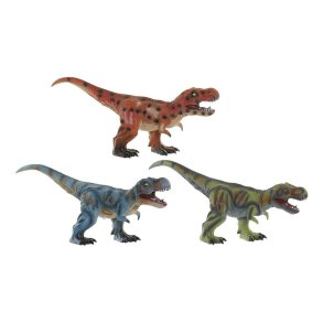 Dinosaur DKD Home Decor 3 enheder 12 enheder 60 x 17 x 28 cm Bld