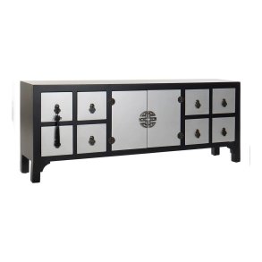 TV-bord med skuffer DKD Home Decor Orientalsk Tr MDF (130 x 24 x 51 cm)