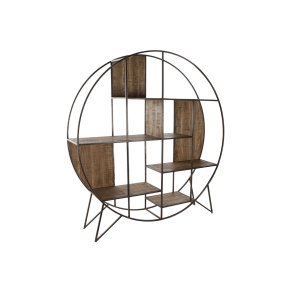 Hylder DKD Home Decor Sort Metal Brun Akacie Vintage (175 x 36 x 183 cm)