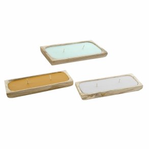 Stearinlys DKD Home Decor (35 x 15 x 5 cm) (3 pcs)