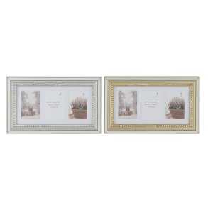 Fotoramme DKD Home Decor Luxury Gylden Slvfarvet Krystal polystyren Traditionel 46,5 x 2 x 28,5 cm (2 enheder)