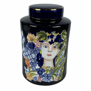 Vase DKD Home Decor Porceln Sort Shabby Chic (21 x 21 x 31 cm)