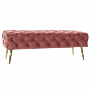 Stol DKD Home Decor Pink Gylden (120 x 45 x 40 cm)