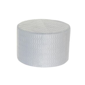 Fodsttte DKD Home Decor Polyester Himmelbl Svamp Tr MDF (55 x 55 x 35 cm)