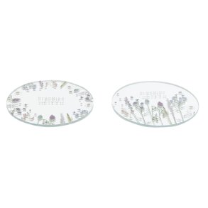 Lanterna DKD Home Decor Krystal Multifarvet Sommerfugl (10 x 10 x 1 cm) (2 unidades)