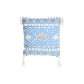 Pude DKD Home Decor Bl Hvid 40 x 15 x 40 cm