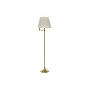 Gulvlampe DKD Home Decor Beige Gylden Metal Polyester (41 x 41 x 160 cm)