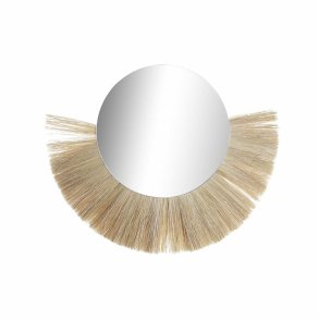 Vgspejl DKD Home Decor Natur Frynse Bali 70 x 3 x 58 cm (58 Dele)