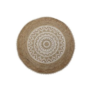Tppe DKD Home Decor Brun Mandala (200 x 200 x 0,75 cm)
