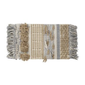 Pudebetrk DKD Home Decor Multifarvet Frynse Boho (50 x 3 x 30 cm)
