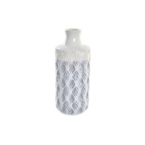 Vase DKD Home Decor Bl To-farvet Porceln Middelhavet 13 x 13 x 31 cm