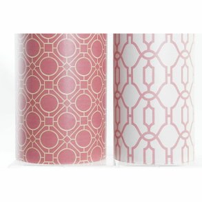 Paraplystativ DKD Home Decor Lrred Tr Orange Hvid (23 x 23 x 54,5 cm)