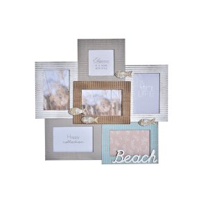 Fotoramme DKD Home Decor Beach 46,5 x 2 x 44,5 cm Tr Smand