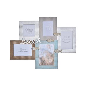 Fotoramme DKD Home Decor Beach 51 x 2 x 40,5 cm Tr Smand