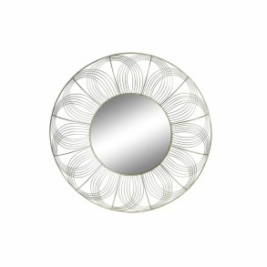 Vgspejl DKD Home Decor Gylden Moderne 60 x 4 x 60 cm