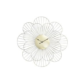 Vgur DKD Home Decor Blomst Gylden Metal (57 x 4 x 57 cm)