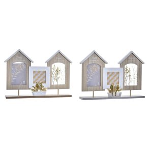 Fotoramme DKD Home Decor Tr Blomst Natur (42 x 7 x 29 cm) (2 enheder)