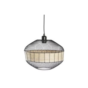 Loftslampe DKD Home Decor Sort Brun 220 V 50 W (31 x 31 x 27 cm)