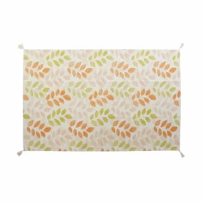 Tppe DKD Home Decor Beige Multifarvet Blad af en plante (120 x 180 x 1 cm)