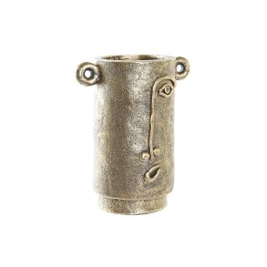 Vase DKD Home Decor Ansigt Gylden Moderne (29 x 19,5 x 36 cm)