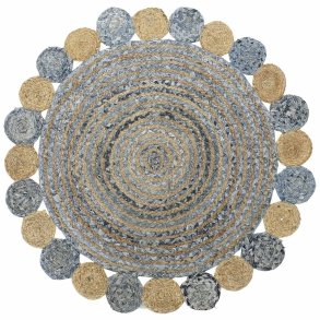 Tppe DKD Home Decor Bl Multifarvet Indianer mand (200 x 200 x 1 cm)