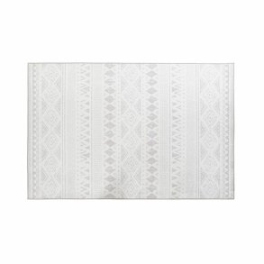 Tppe DKD Home Decor Gr Hvid Ikat (120 x 180 x 0,4 cm)