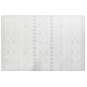 Tppe DKD Home Decor Beige Hvid Ikat (200 x 290 x 0,4 cm)