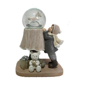 Julepynt DKD Home Decor Harpiks (12,5 x 9,5 x 16 cm) (2 enheder)