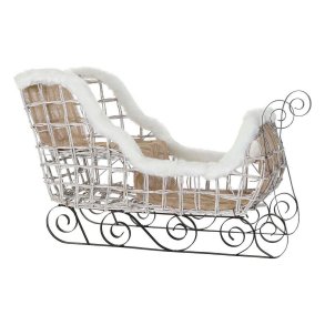 Julepynt DKD Home Decor LED Lys Klk Hvid 90 x 46 x 62 cm