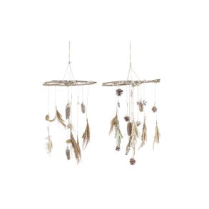 Julepynt DKD Home Decor Tr (2 enheder) (41 x 41 x 40 cm)