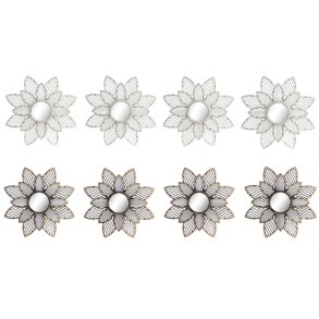 St med Spejle DKD Home Decor Spejl Champagne Gylden PP 2 enheder (25 x 1 x 25 cm)