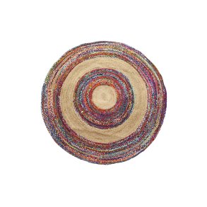 Tppe DKD Home Decor Polyester Bomuld Multifarvet Jute (200 x 200 x 0,7 cm)