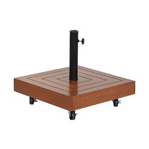 Fod for strandparasol DKD Home Decor Natur Sort Metal Granit Beton (48 x 48 x 39 cm)