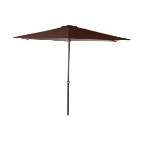 Parasol DKD Home Decor Brun Sort 270 x 270 x 250 cm 270 x 270 x 225 cm