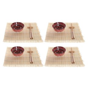 Sushi-s�t DKD Home Decor 14,5 x 14,5 x 31 cm Fuchsia Mandala Stent�j Orientalsk (16 Dele)