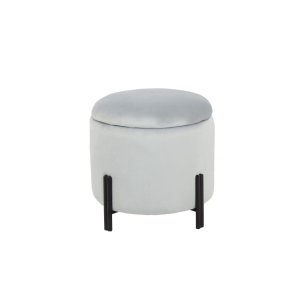 Fodsttte DKD Home Decor Gr Metal Polyester (42 x 42 x 42 cm)