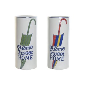 Paraplystativ DKD Home Decor Multifarvet Urban 19 x 19 x 44 cm 19 x 19 x 45 cm (2 enheder)