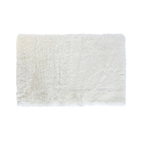 Tppe DKD Home Decor 120 x 180 x 8 cm Polyester Elfenben Silke