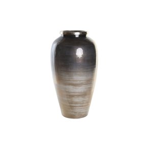 Vase DKD Home Decor Krystal Aluminium Multifarvet 29 x 29 x 52 cm Moderne