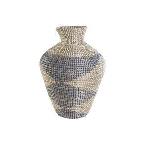 Vase DKD Home Decor Bl Natur Middelhavet 35 x 35 x 50 cm