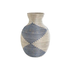 Vase DKD Home Decor Bl Natur Middelhavet 31 x 31 x 50 cm
