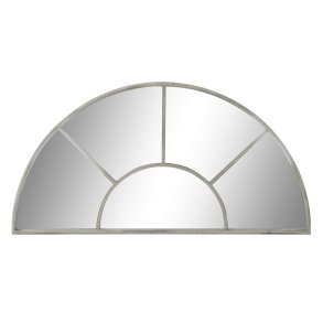 Vgspejl DKD Home Decor Hvid Gr Vintage Vindue 122 x 2,5 x 62 cm