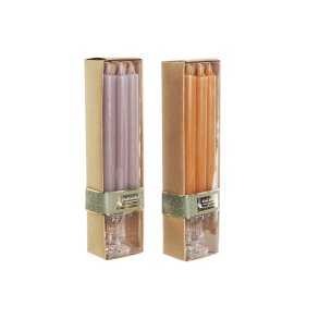 Lys DKD Home Decor Gr Orange Jul 2 x 2 x 20 cm (4 Dele) (2 enheder)