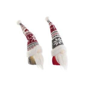 Julepynt DKD Home Decor Multifarvet Dvrg 7 x 7 x 25 cm (2 enheder)