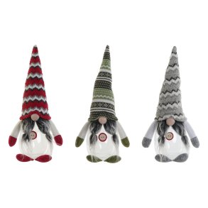 Julepynt DKD Home Decor Multifarvet 17 x 12 x 37 cm (3 enheder)