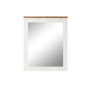 Vgspejl DKD Home Decor Hvid Brun Urban 90 x 1,5 x 113 cm