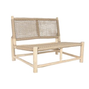 have DKD Home Decor Hvid Natur Teak 120 x 81 x 84 cm